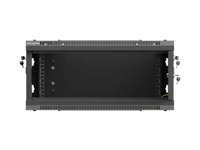 LANBERG NÁSTĚNNÁ INSTALAČNÍ SKŘÍŇ 19" 4U 600X450 ČERNÉ KOVOVÉ DVEŘE (PLOCHÉ BALENÍ)