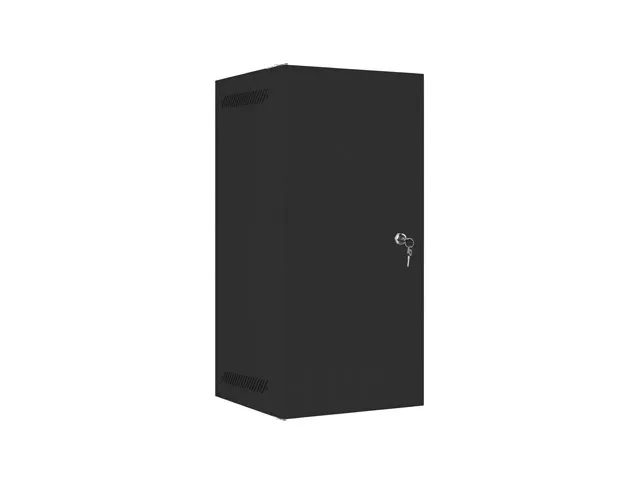 LANBERG RACKOVÁ SKŘÍŇ 10" NÁSTĚNNÁ 12U/280X310 PRO VLASTNÍ MONTÁŽ S KOVOVÝMI DVEŘMI ČERNÁ-FLAT PACK
