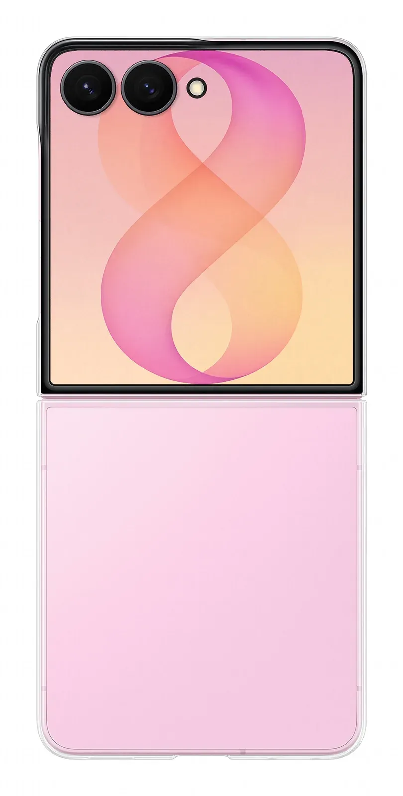 Samsung Průhledný zadní kryt pro Galaxy Z Flip8, Transparent