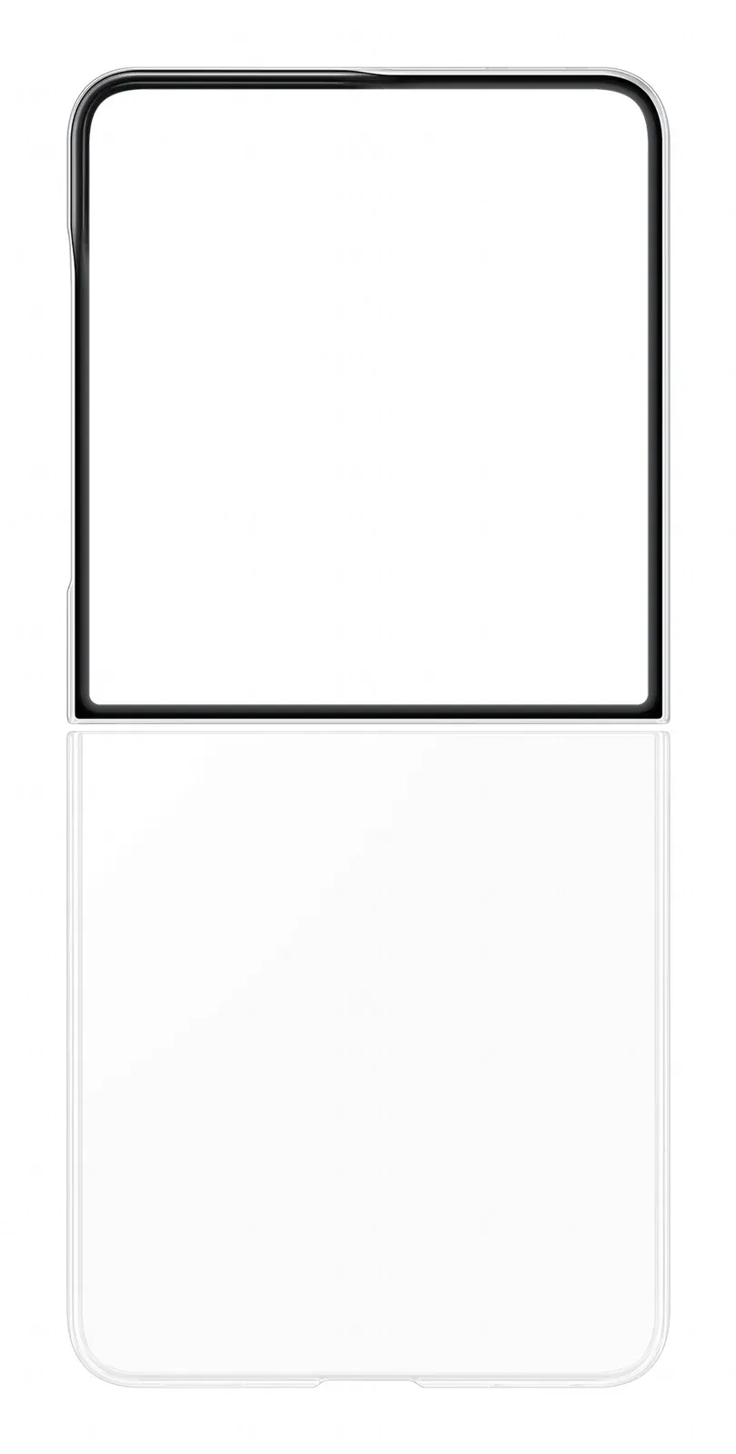 Samsung Průhledný zadní kryt pro Galaxy Z Flip8, Transparent