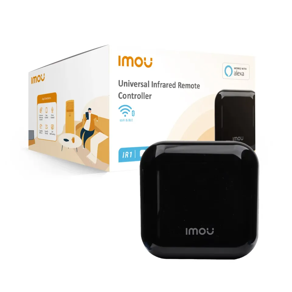 Imou univerzální infračervený IR dálkový ovladač IR1, Wi-Fi, inteligentní ovládání, černý, CZ app