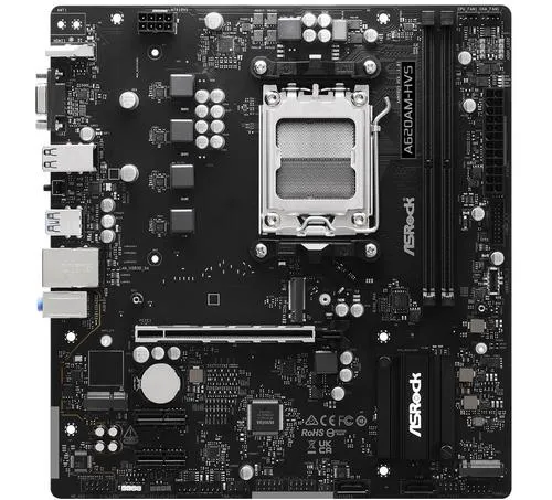 ASROCK A620AM-HVS (AM5, amd A620A, VGA+HDMI, 2x DDR5 6800MHz, mATX)