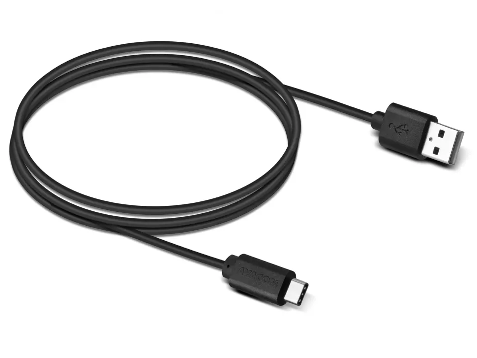 AVACOM Datový a nabíjecí kabel USB - USB Type-C, 100cm, černá