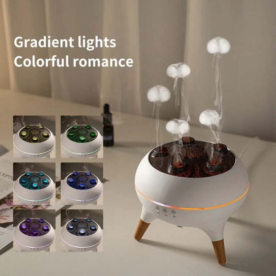 IMMAX aroma difuzér Immax JELLYFISH/ RGB/ 11W/ DC24V/ 650mA/ objem 250ml/ bílý