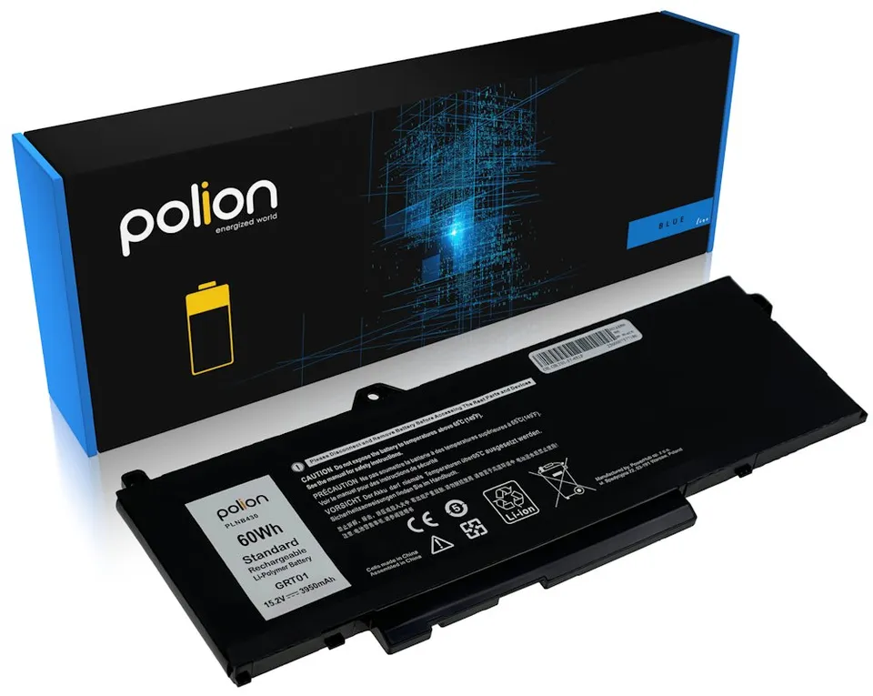 TRX Baterie Polion GRT01 pro notebooky DELL 451-BCUN Latitude 5421 5521 5531 Precision 3470 - 3950mAh 60Wh/ neoriginální