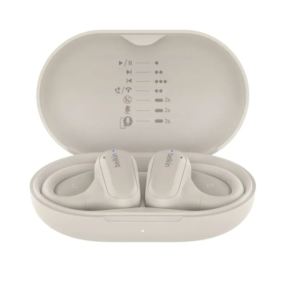 Belkin SOUNDFORM ClearFit - Open-Ear Wireless Earbuds - bezdrátová sluchátka, če