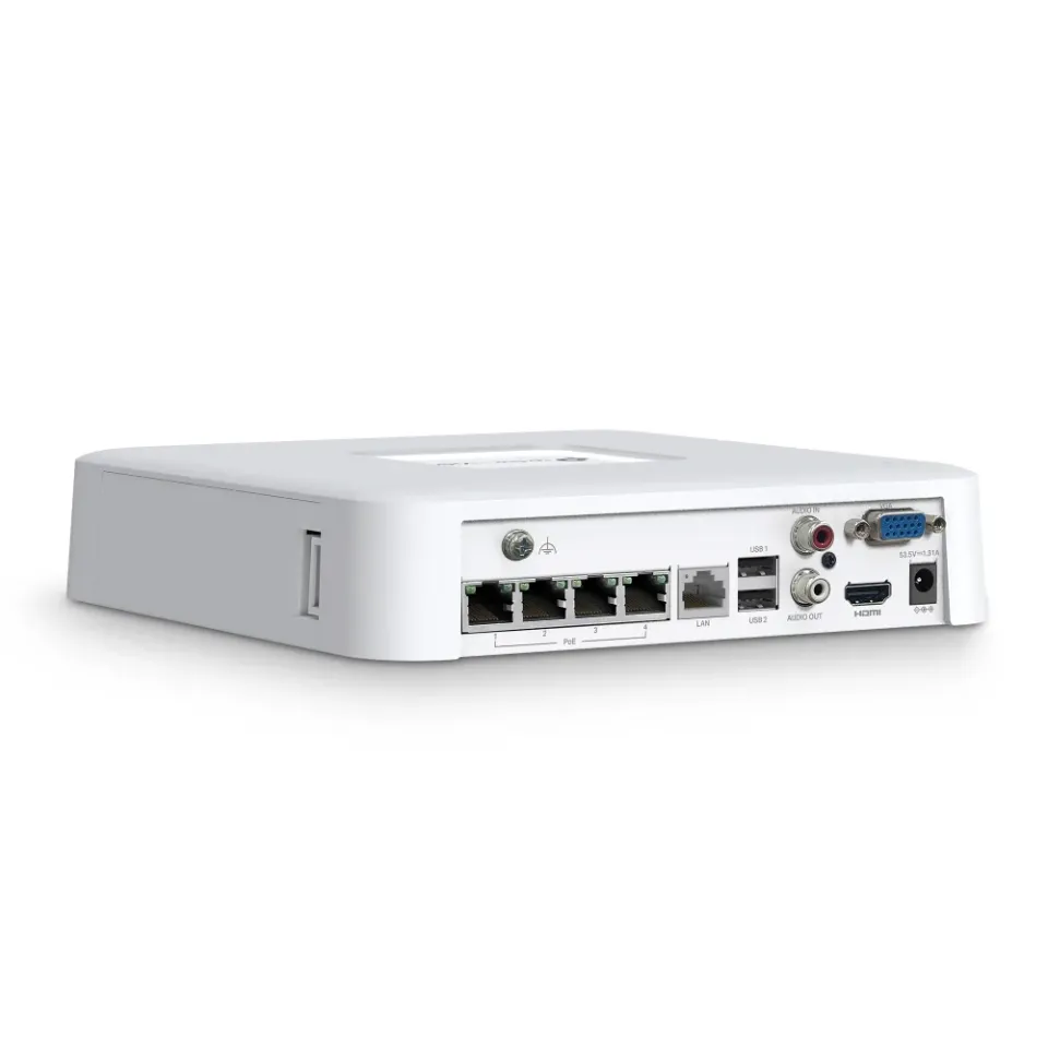 TP-LINK Záznamové zařízení VIGI NVR1104H-4P 4 kanálů, 4x Lan s PoE, 2x USB