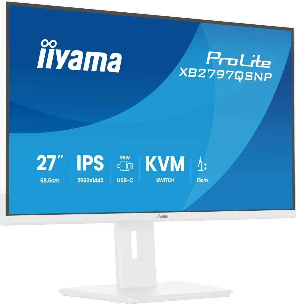 iiyama ProLite/XB2797QSNP-W1/27"/IPS/QHD/75Hz/1ms/Bílá/5R