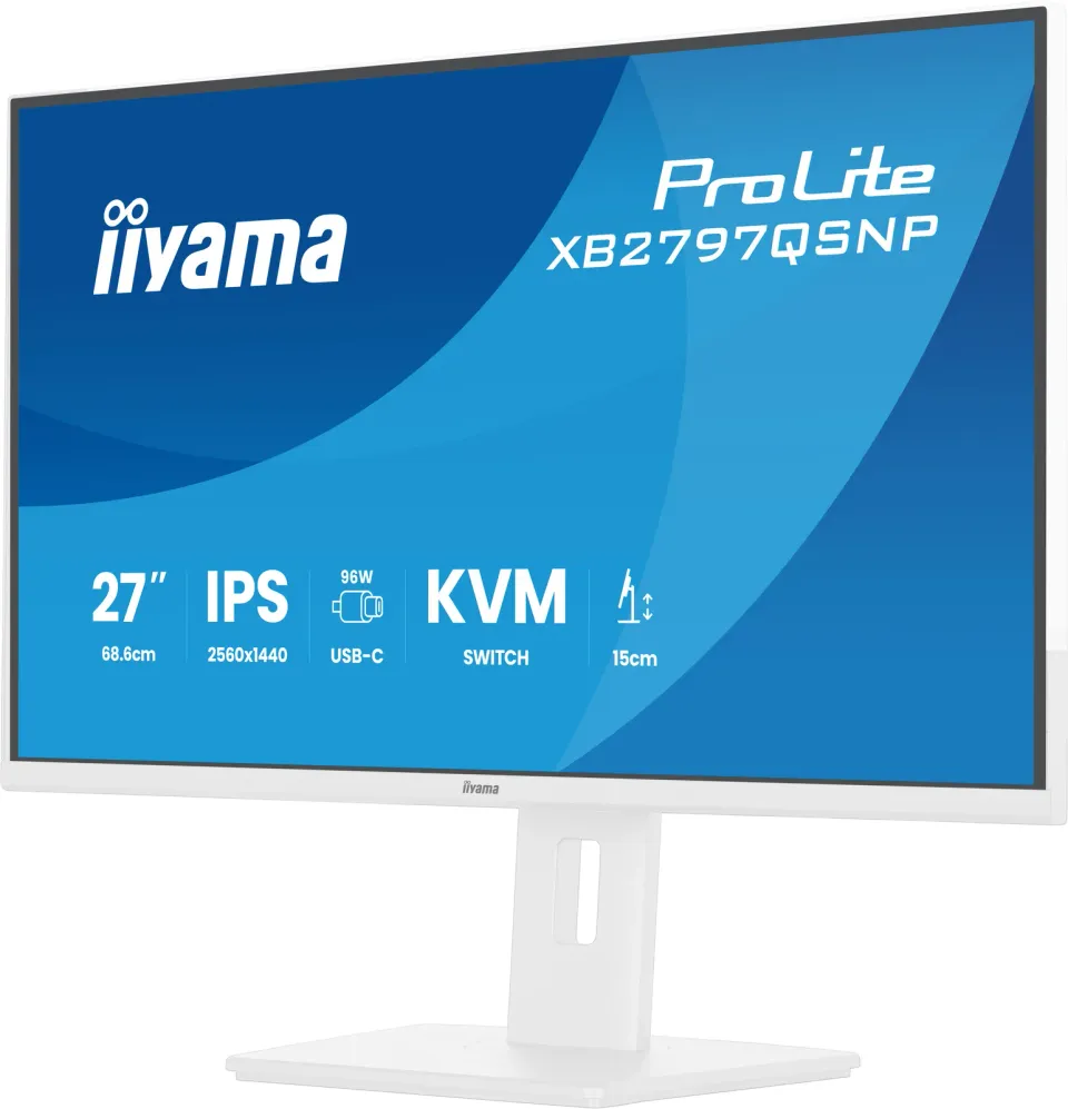 iiyama ProLite/XB2797QSNP-W1/27"/IPS/QHD/75Hz/1ms/Bílá/5R