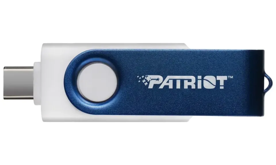 PATRIOT Xporter X550 512GB / USB Typ-A + USB Typ-C / USB 3.2 Gen 1 / bílo-modrá