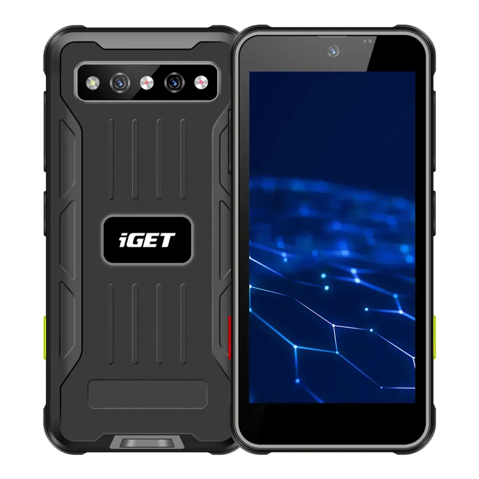 iGET T mini Black - odolný 4"/1080x540/Octa-core/6GB/128GB/GPS+Glonass+Beidou/Wi