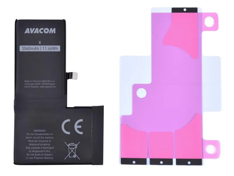 Avacom baterie pro Apple iPhone X - vysokokapacitní, Li-Ion 3,81V 3060mAh (náhra