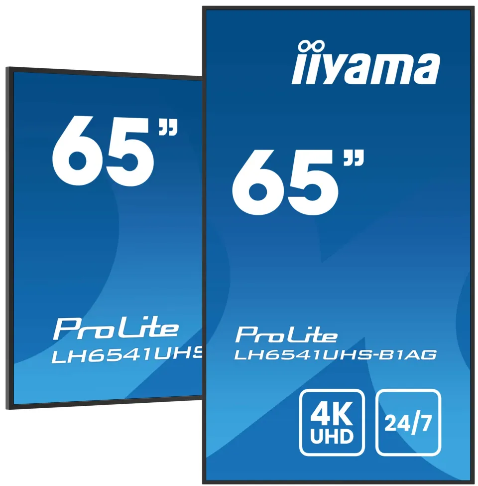 65" iiyama LH6541UHS-B1AG:VA,4K UHD,24/7