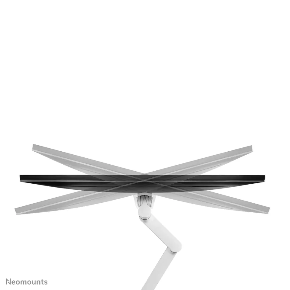 Neomounts DS60-425WH2 /Držák displeje/na stůl/17-27"/svorka+průchodka/3čepy/VESA 100X100/nosn.2x8kg/2 displeje/bílý