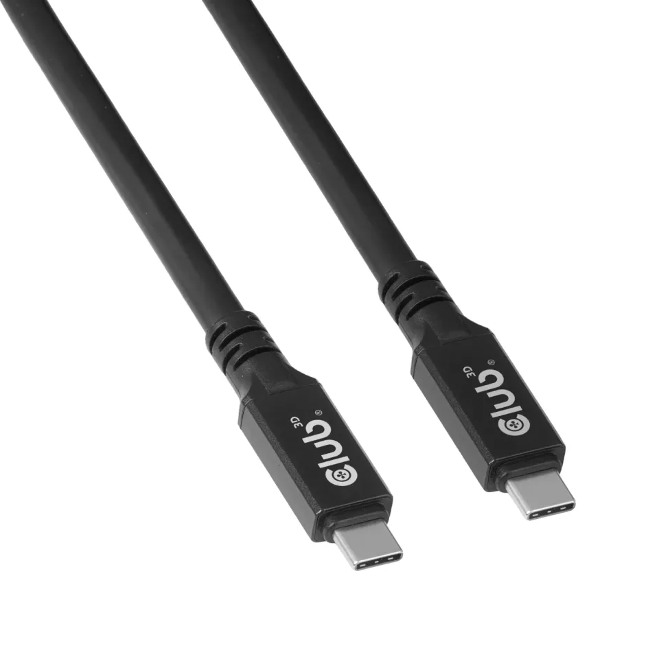Club3D Kabel USB-C, 60W, 9m, 8k60Hz, 20Gbps, černá