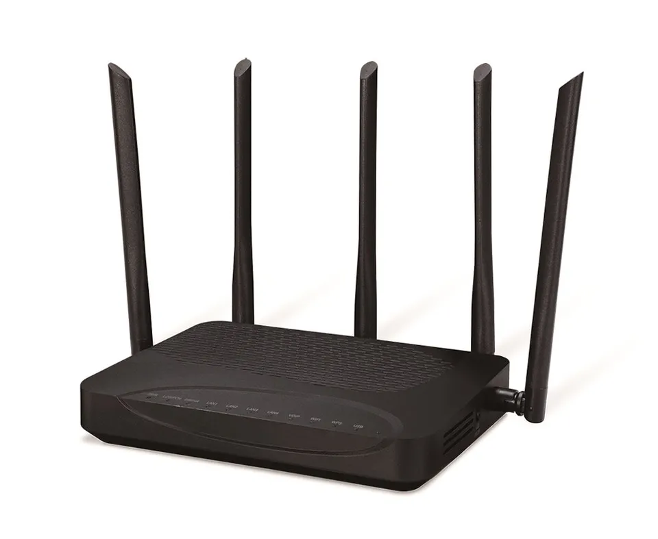 Planet XGPN-400AXV XG-PON HGU, 4x1Gb, 3000Mbps 802.11AX Wireless, 1x FXS, Wi-Fi 6, GUI Management