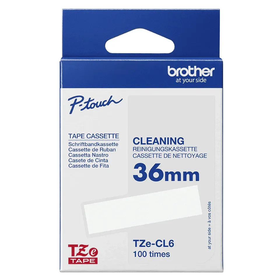 Brother - TZe-CL6, čistící kazeta 36mm