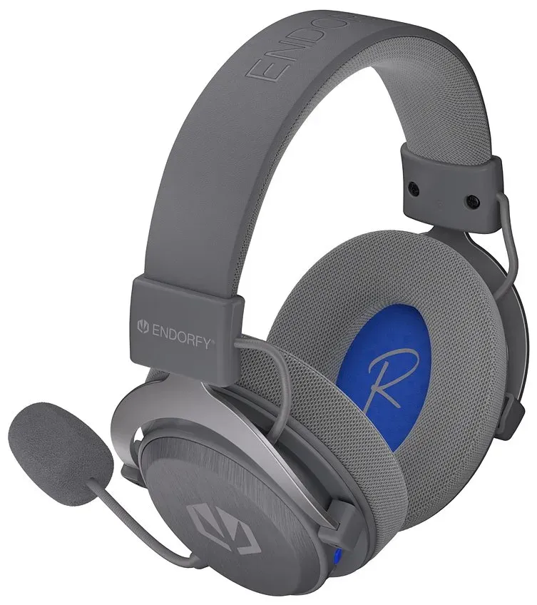 Endorfy headset VIRO Infra Wireless Alt Grey lehký / USB-C / BT / pop-up filtr / šedý