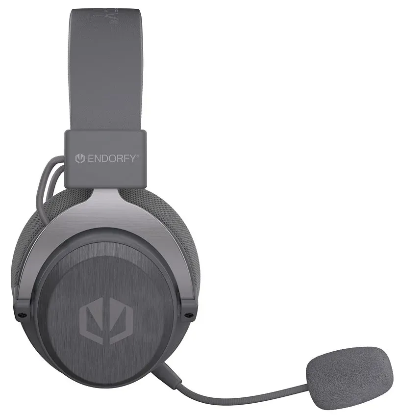 Endorfy headset VIRO Infra Wireless Alt Grey lehký / USB-C / BT / pop-up filtr / šedý