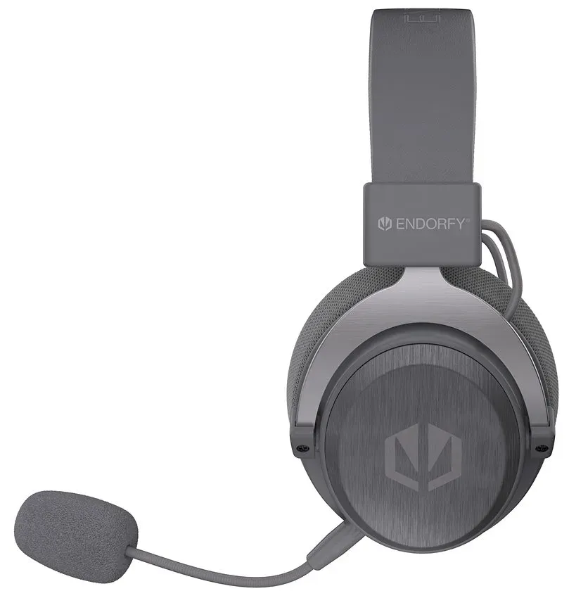 Endorfy headset VIRO Infra Wireless Alt Grey lehký / USB-C / BT / pop-up filtr / šedý