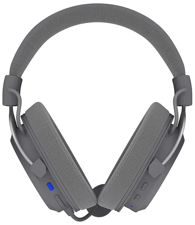 Endorfy headset VIRO Infra Wireless Alt Grey lehký / USB-C / BT / pop-up filtr / šedý