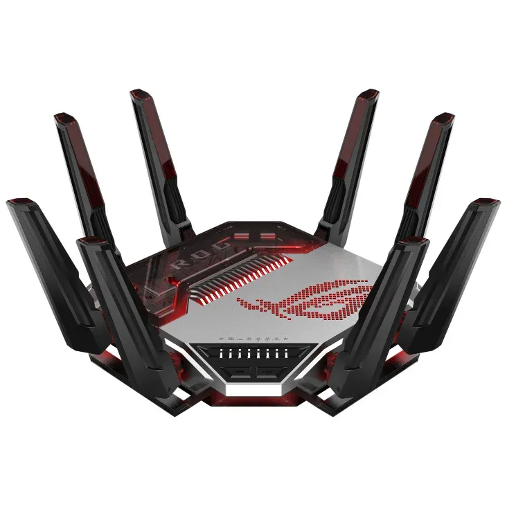 ASUS ROG Rapture GT-BN98, 4-pásmový WiFi 8 Router, AiMesh, 2x WAN/LAN, 5x LAN, 2x USB