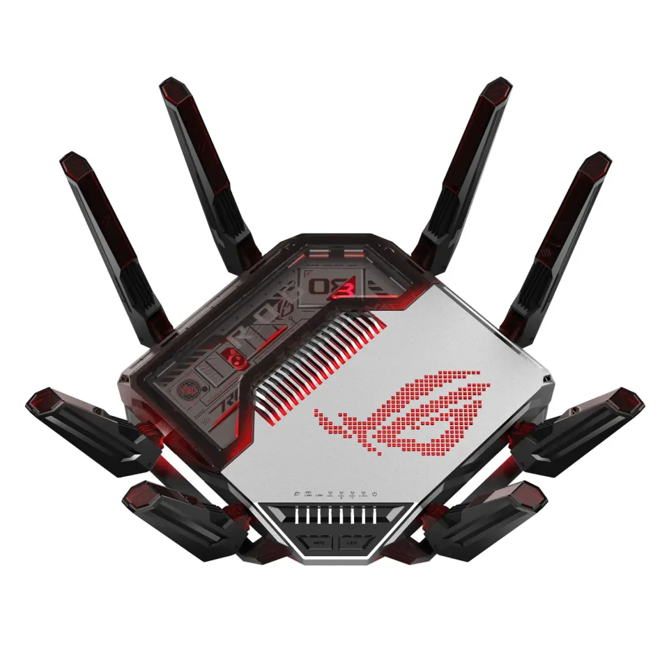 ASUS ROG Rapture GT-BN98, 4-pásmový WiFi 8 Router, AiMesh, 2x WAN/LAN, 5x LAN, 2x USB