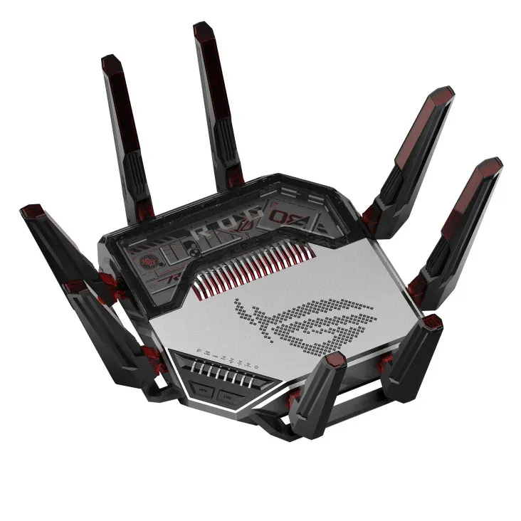 ASUS ROG Rapture GT-BN98, 4-pásmový WiFi 8 Router, AiMesh, 2x WAN/LAN, 5x LAN, 2x USB