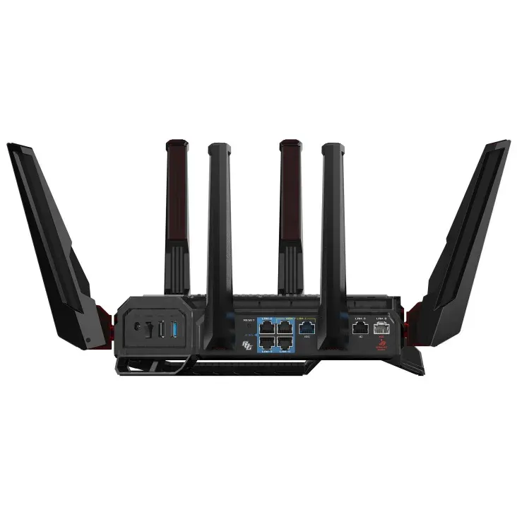 ASUS ROG Rapture GT-BN98, 4-pásmový WiFi 8 Router, AiMesh, 2x WAN/LAN, 5x LAN, 2x USB