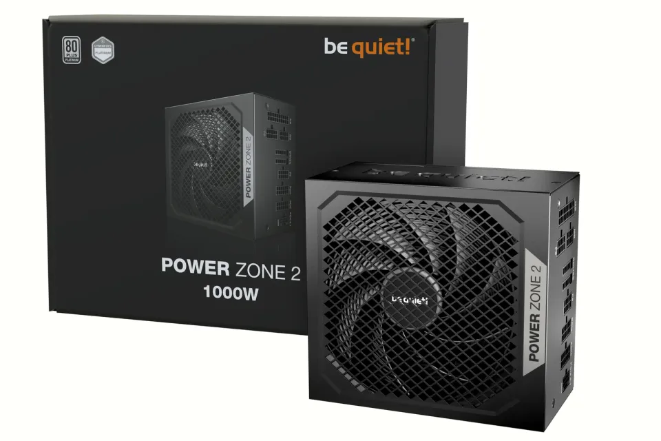 Be quiet! / zdroj POWER ZONE 2 1000W / ATX 3.1 / 140mm fan / částečně pasivní / 80 PLUS Platinum