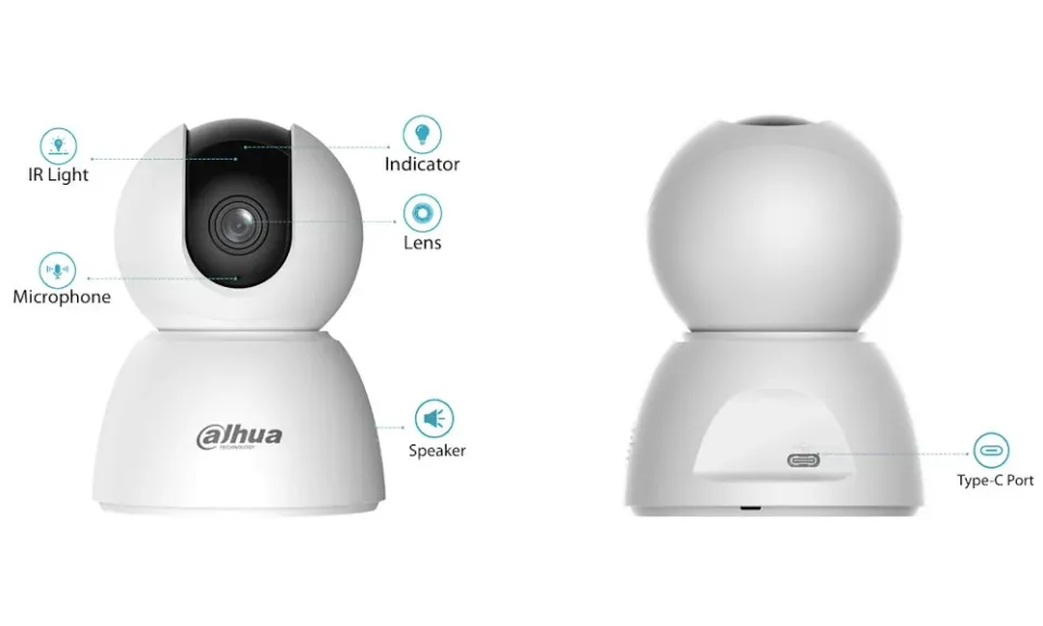 Dahua H4I-0280B Wireless IoT kamera (Wi-Fi Series)