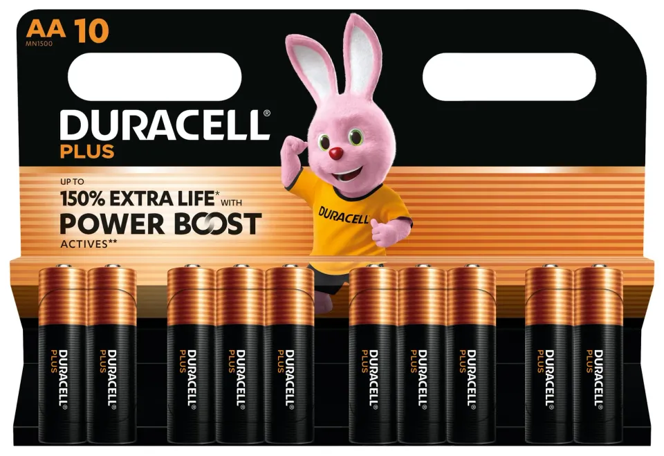 Duracell MN1500B8 Duracell Plus AA 10 Pack
