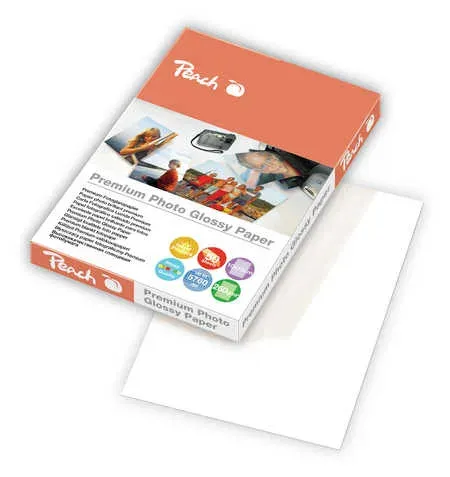 PEACH fotopapír Premium lesklý 10x15cm, 260g/m2, 50listů