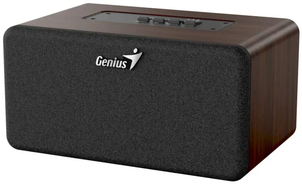 Genius SP-918BT, Reproduktor, bezdrátový, 6W RMS, BT 5.3, 2× 2" měnič, AUX vstup