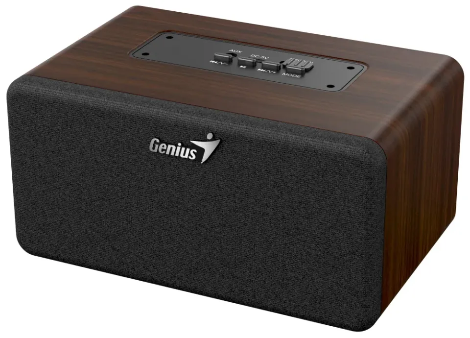 Genius SP-918BT, Reproduktor, bezdrátový, 6W RMS, BT 5.3, 2× 2" měnič, AUX vstup