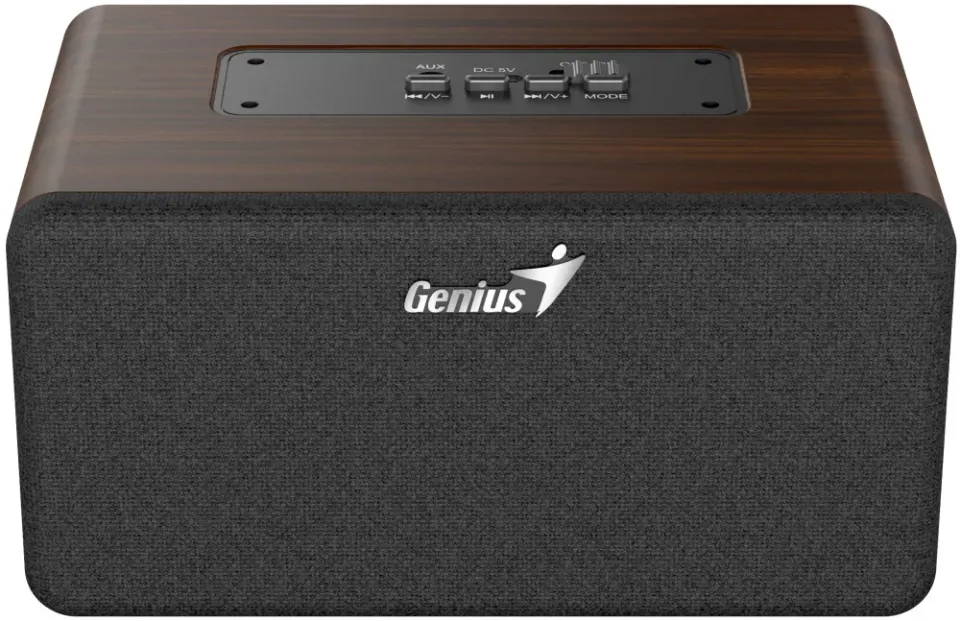 Genius SP-918BT, Reproduktor, bezdrátový, 6W RMS, BT 5.3, 2× 2" měnič, AUX vstup
