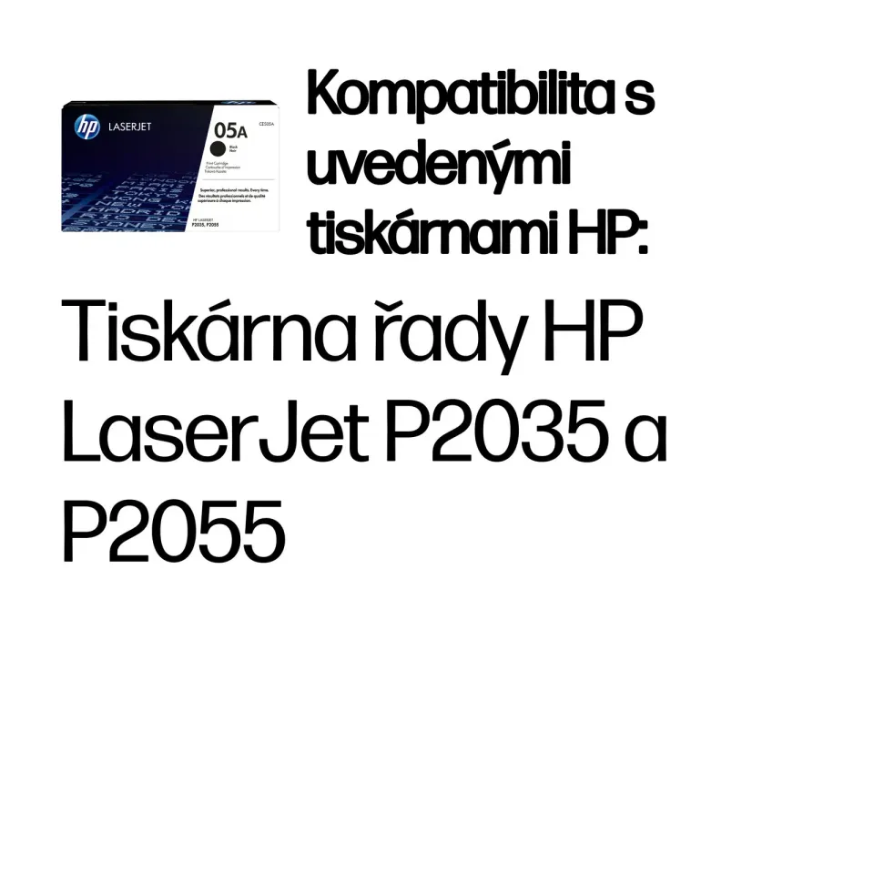 HP CE505A toner č.05A malý 2300str. (LJ P2035, P2055)