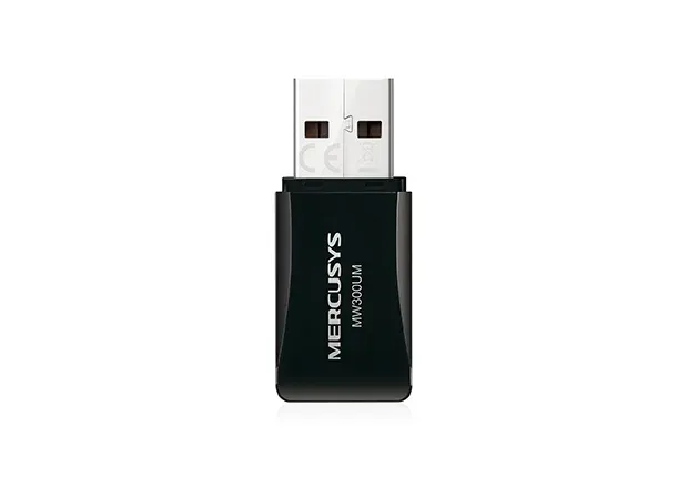 MERCUSYS MW300UM WiFi4 USB adapter (N300,2,4GHz,USB2.0)