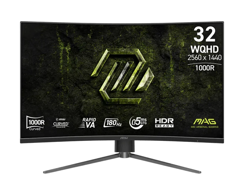 MSI MAG/325CQPF E18/31,5"/VA/QHD/180Hz/0,5ms/Černá/3R
