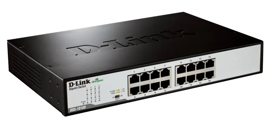 D-Link DGS-1016D 16-port 10/100/1000 Gigabit Desktop / Rackmount Switch