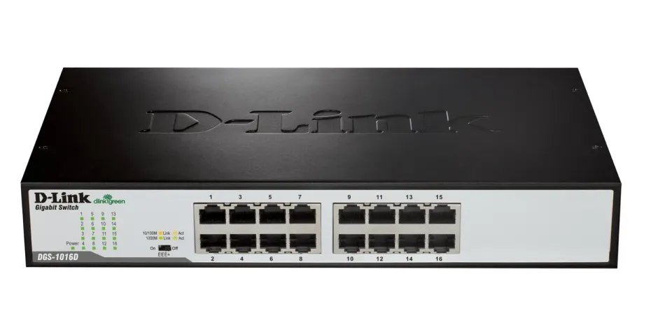 D-Link DGS-1016D 16-port 10/100/1000 Gigabit Desktop / Rackmount Switch