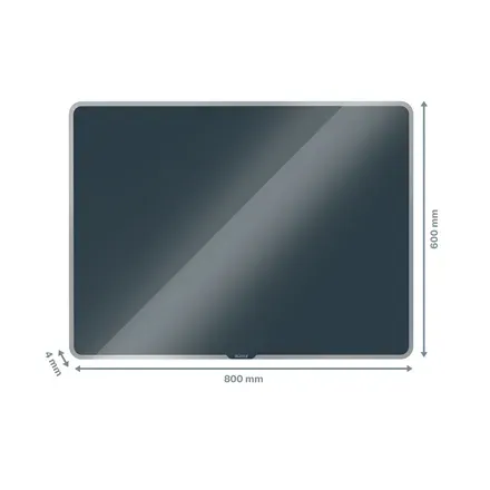 LEITZ Magnetická tabule na zeď Cosy 800x600mm, sametová šedá