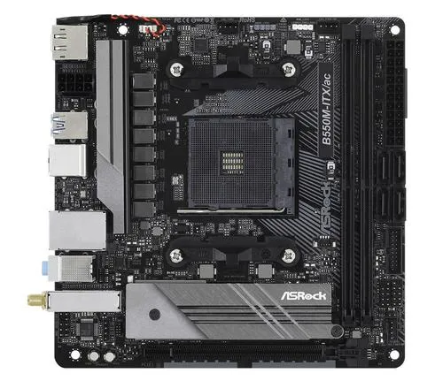 ASROCK B550M-ITX/AC (AM4, amd B550, mini ITX, 2xDDR4 4733+, HDMI+Dport, WIFI)