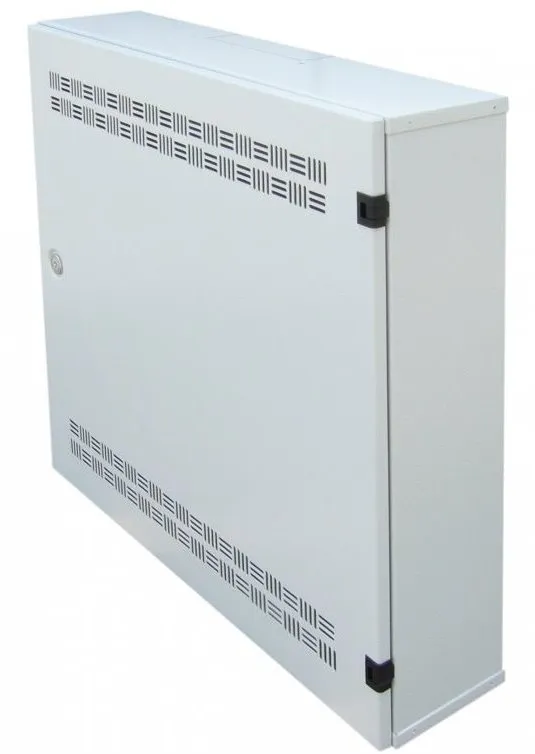 Solarix rozvaděč SOHO LC-18 na zeď s lištami 2U, 4U a 11U, 550x550x150mm, šedá