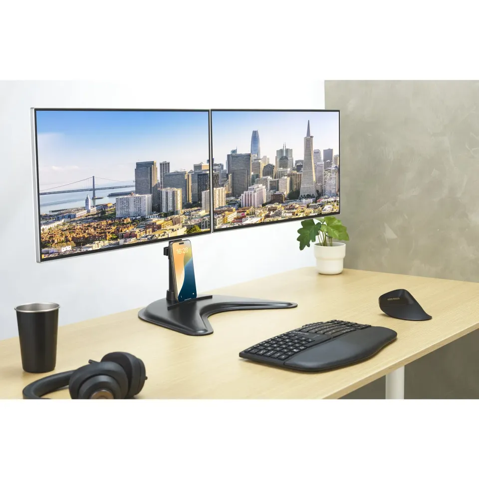 Kensington SmartFit Ergo volně stojící stojanový držák na 2 monitory, do 2× 27"