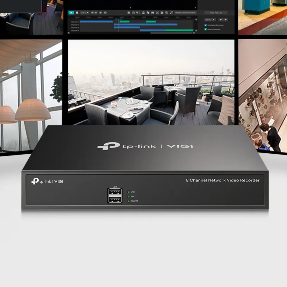 TP-LINK VIGI NVR1008H 8kanálový síťový videorekordér VIGI