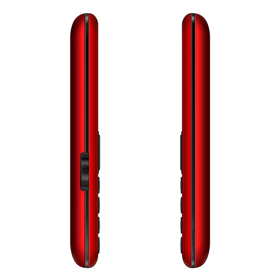 EVOLVEO EasyPhone XS, mobilní telefon pro seniory, červený