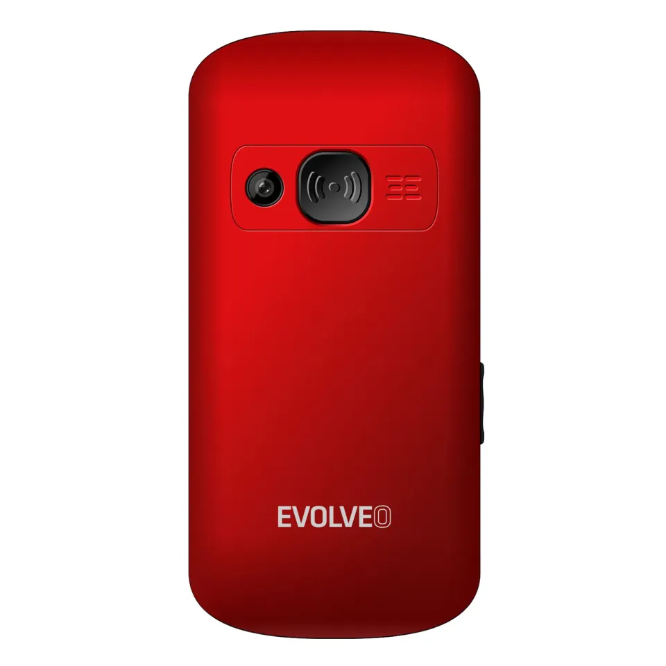 EVOLVEO EasyPhone XS, mobilní telefon pro seniory, červený