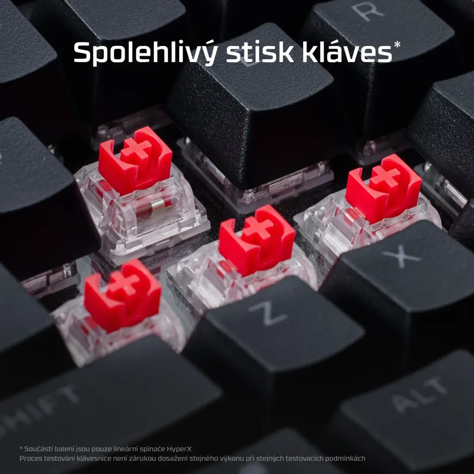 HyperX Alloy Rise Gaming Keyboard 75-US - Klávesnice