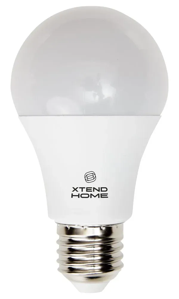 Xtend Home smart LED žárovka, E27, RGB+W, 11W, 1050lm, barevná, stmívatelná, WiFi, Tuya